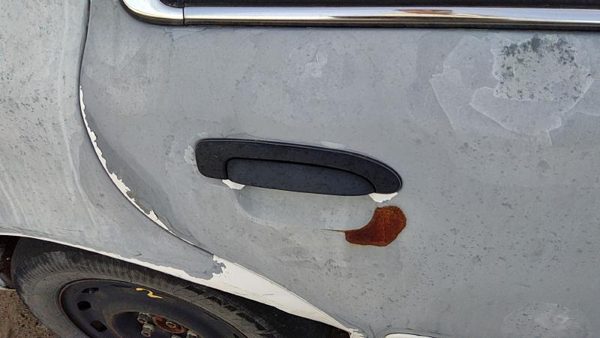 2000-2011 Ford Crown Vic Passenger Right Rear Outside Door Handle Oem Back — photo 1