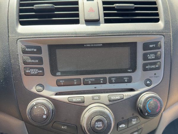 03-07 Accord Stock Radio Oem Factory Stereo Cd Player 6 Disc Without Navigation — photo 2