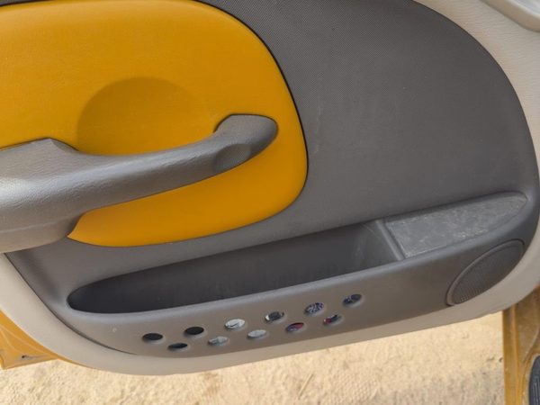 01-02 Pt Cruiser Driver Left Front Door Trim Panel With Switch Taupe/Beige Fl — photo 3