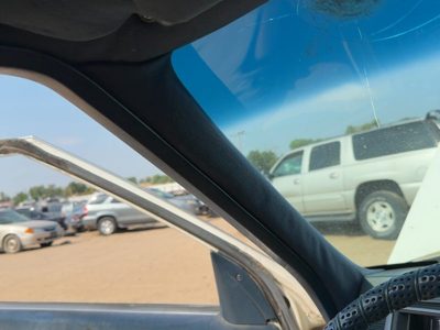 1986 Oldsmobile 98 Driver Left A Pillar Trim Windshield Post Panel Oem Blue