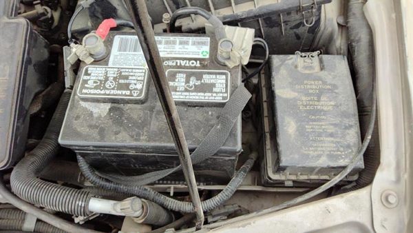 1995-1997 Ford Contour Complete Battery Box Mount Tray With Hold Down Oem 2.0L — photo 1