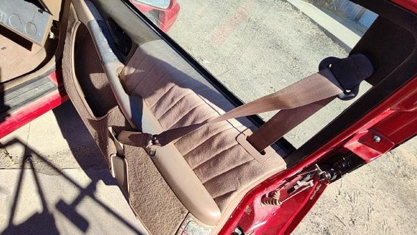 88-96 Grand Prix Passenger Right Front Seat Belt Retractor Shoulder Tan 2 Door — photo 5