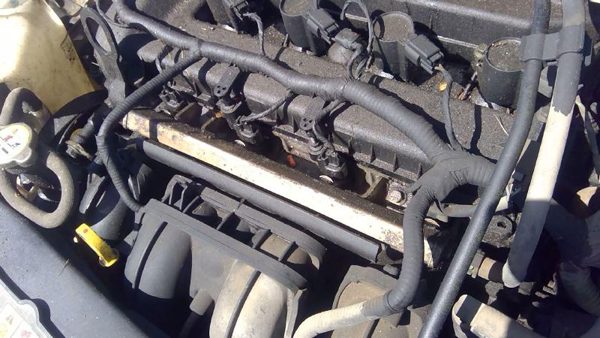 2008-2011 Ford Focus Complete Fuel Rail With Injectors Set Loaded Oem 2.0L — photo 4