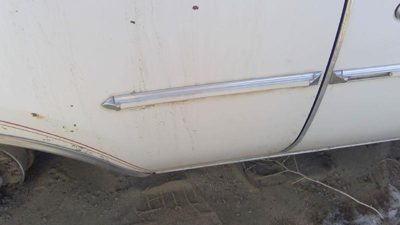 78-80 Buick Regal Passenger Right Rear Moulding On Quarter Panel Oem White