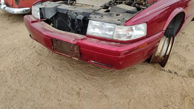 1995-2002 Cadillac Eldorado Front Bumper Cover Assembly Oem Crimson Red 86U