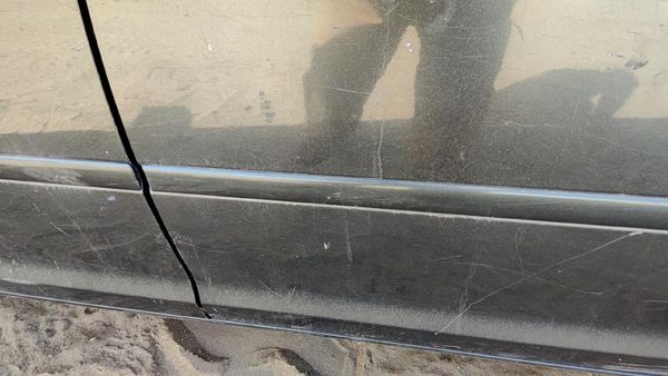 05-10 Honda Odyssey Driver Left Rear Moulding From Door Oem Back Trim Strip Blue — photo 2