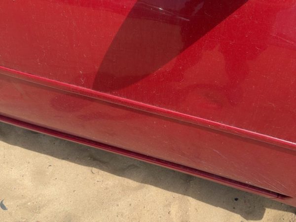 2008 Chevy Impala Passenger Right Front Moulding From Door Oem Precision Red 27U — photo 3