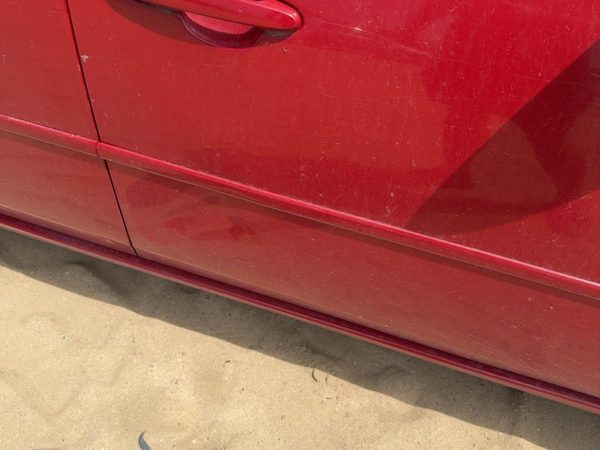 2008 Chevy Impala Passenger Right Front Moulding From Door Oem Precision Red 27U — photo 5