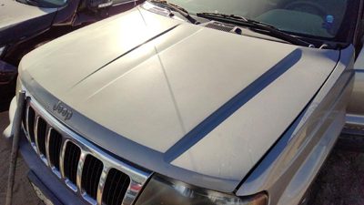 2001 Jeep Grand Cherokee Hood Silver 55076470AE