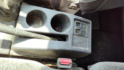1996-1998 Suzuki Sidekick Center Floor Console Assembly Oem Gray Gri