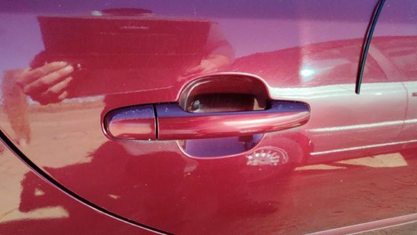 02-06 Camry Passenger Right Rear Outside Door Handle Oem Back Salsa Red 3Q3 — photo 3
