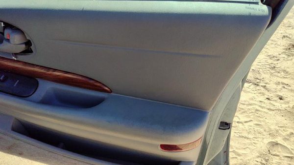 00-01 Lesabre Buick Passenger Right Front Door Trim Panel With Switches Gray 17B — photo 2