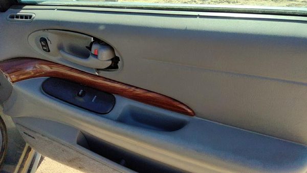 00-01 Lesabre Buick Passenger Right Front Door Trim Panel With Switches Gray 17B — photo 3