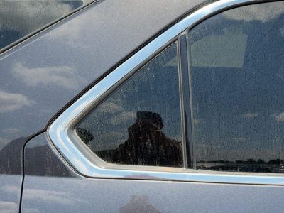 10-17 Equinox Passenger Right Rear Vent Window Back Door Glass With Frame Oem
