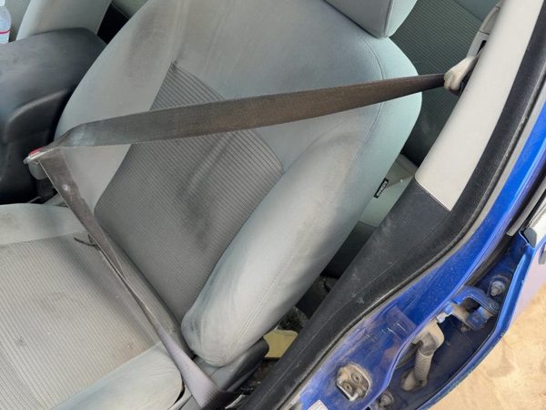 10-12 Sentra Driver Left Front Seat Belt Retractor Shoulder 2.0L Cloth Charcoal — photo 2
