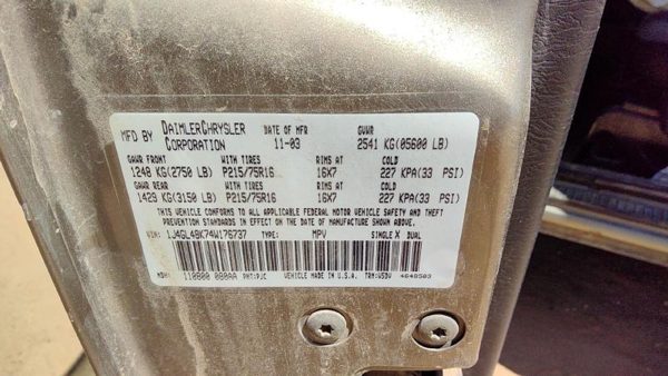 2004 Jeep Liberty Vehicle Unit Complt. Gray Dv Khaki Pjc 3.7L 4x4 — photo 4