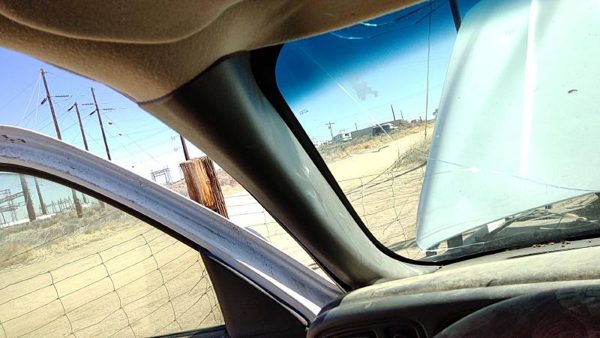 05 Sierra 1500 Hd Driver Left A Pillar Trim Windshield Post Panel Oem Pewter 69D — photo 1