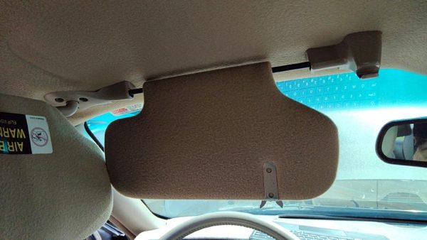 1998-2003 Buick Park Ave Driver Left Sun Visor Oem Tan — photo 4