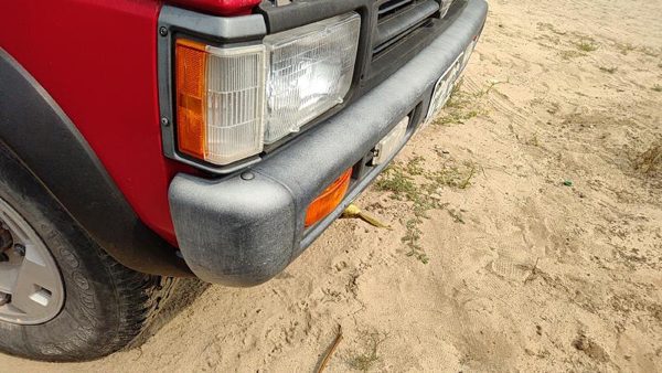 1993-1995 Nissan Pathfinder Front Bumper Assembly Chrome With Mount Brackets Oem — photo 5