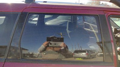 2003-2006 Mitsubishi Outlander Passenger Right Rear Side Window Door Glass Back