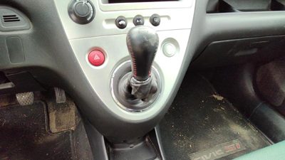 04 Civic Hatchback Si Floor Shifter Lever Wth Cables 5 Speed Manual Transmission