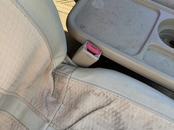 02-06 Honda Crv Passenger Right Front Seat Belt Buckle Receiver Oem Bucket Tan — photo 4