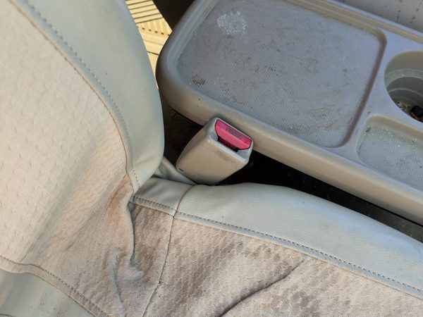02-06 Honda Crv Passenger Right Front Seat Belt Buckle Receiver Oem Bucket Tan — photo 2