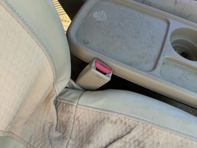 02-06 Honda Crv Passenger Right Front Seat Belt Buckle Receiver Oem Bucket Tan
