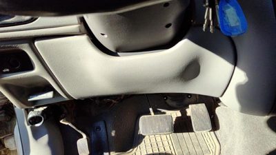 2000-2002 Ford Taurus Lower Dash Under Column Knee Bolster Trim Panel Oem Gray