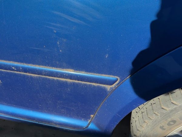 99-05 Vw Jetta Driver Left Rear Moulding From Door Oem Back Without Chrome Blue — photo 2