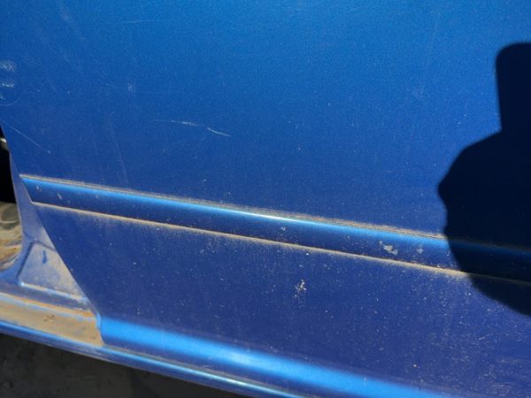 99-05 Vw Jetta Driver Left Rear Moulding From Door Oem Back Without Chrome Blue — photo 4