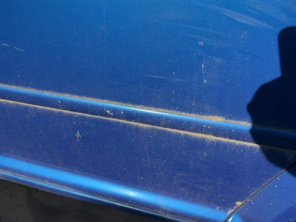 99-05 Vw Jetta Driver Left Rear Moulding From Door Oem Back Without Chrome Blue — photo 5