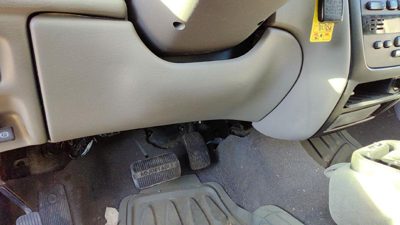 2000-2002 Ford Taurus Lower Dash Under Column Knee Bolster Trim Panel Oem Gray