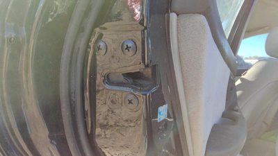 2004-2009 Kia Spectra Driver Left Rear Door Latch With Rods/cables Back 4 Door