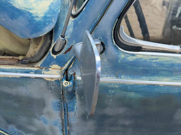 1968-1979 Vw Super Beetle Driver Left Manual Side Mirror Door Mounted Oem — photo 3