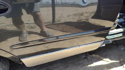 97-04 Buick Regal Passenger Right Rear Upper Moulding From Door Oem Back Black