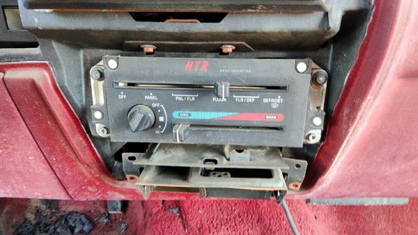 1989-1990 Ford Bronco 2 Temperature Control Module In Dash Heater Head Unit Oem — photo 3