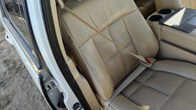 07-14 Lincoln Navigator Passenger Right Front Seat Belt Retractor Shoulder Tan