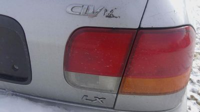 1996-1998 Honda Civic Passenger Right Inner Tail Light Brake Lamp Oem Rear