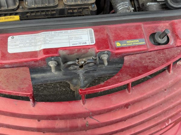 2006-2010 Chrysler Pt Cruiser Hood Latch Assembly With Bracket Oem 04724509Ac — photo 2