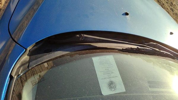 2004-2009 Mazda 3 Windshield Wiper Cowl Vent Trim Panel Oem Cover — photo 3