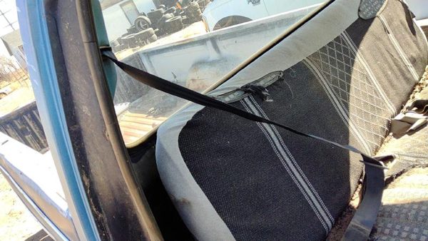 1980-1986 Ford F150 Passenger Right Front Seat Belt Retractor Oem Shoulder Blue — photo 2