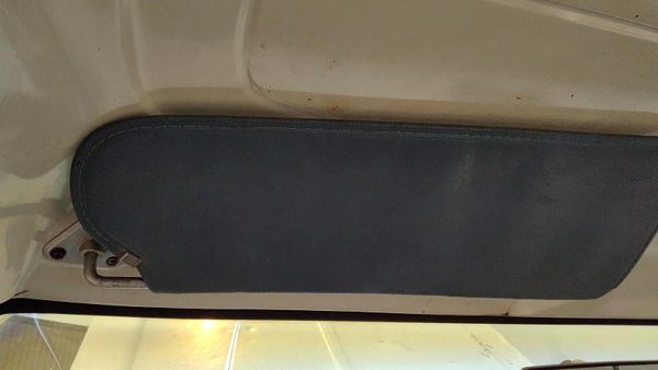 1981-1990 Dodge Ram W250 Driver Left Sun Visor Oem Blue — photo 2