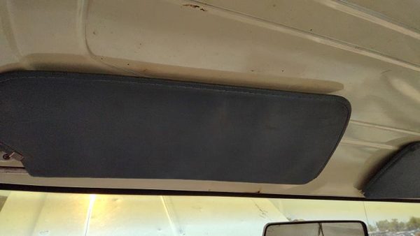 1981-1990 Dodge Ram W250 Driver Left Sun Visor Oem Blue — photo 4