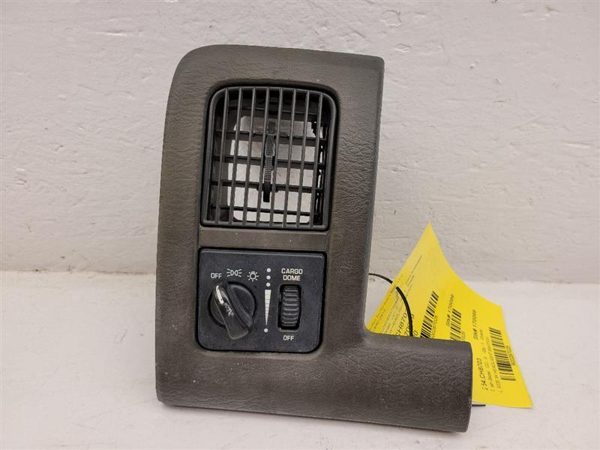 03 Dodge Ram 2500 Driver Left Dash Vent With Headlight Switch Heater Panel Trim — photo 1