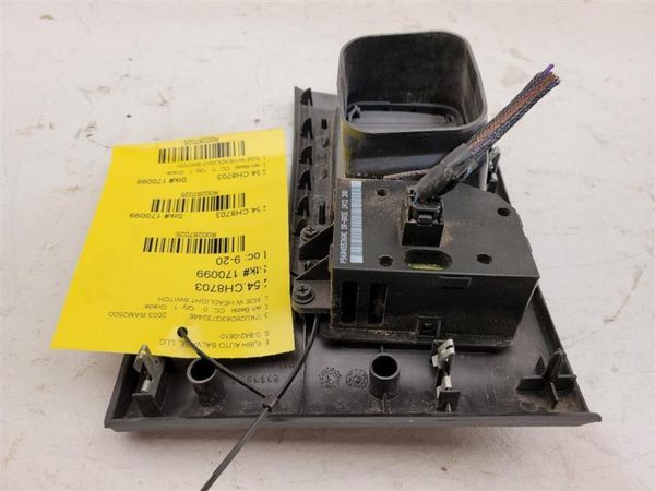 03 Dodge Ram 2500 Driver Left Dash Vent With Headlight Switch Heater Panel Trim — photo 8