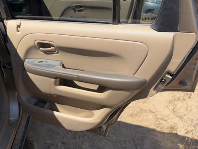 2005-2006 Honda Crv Passenger Right Rear Door Trim Panel With Switches Back Tan