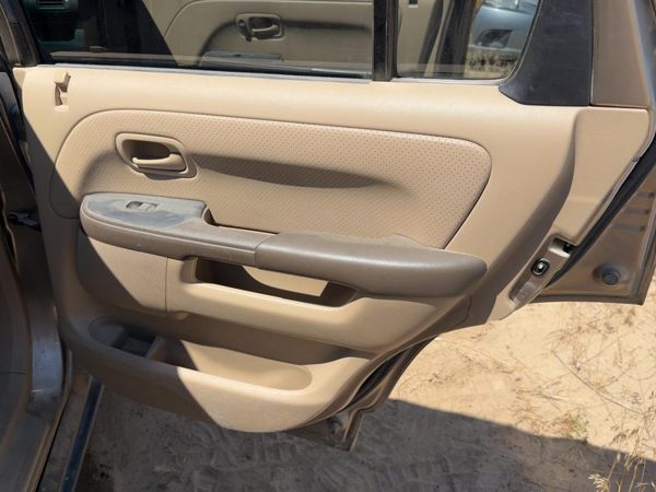 2005-2006 Honda Crv Passenger Right Rear Door Trim Panel With Switches Back Tan — photo 1