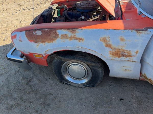 1975-1977 Ford Maverick Driver Left Front Fender Oem Orange D7Dz16006B — photo 2