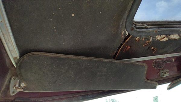 1975-1979 Ford F150 Driver Left Sun Visor Oem Tan — photo 1